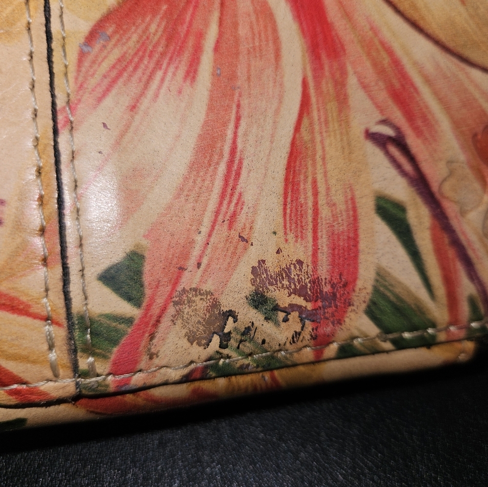 Floral Zip Wallet — Pink & Green - Picture 9 of 10